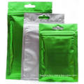 colorful Small Aluminum Foil food packing bags with zip lock, small sachet aluminum foil bag for spice herbs pack